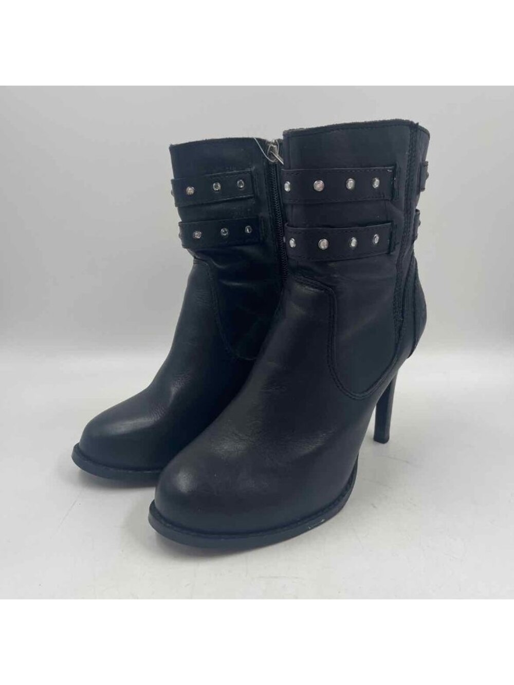Harley Davidson Women's Shoe Size 7 Black Rhinestones Boots